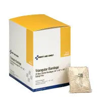 Triangular Sling/Bandage, W/ 2 Safety Pins - 20 Per Box - J578 - First Aid Market
