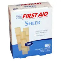 Junior Plastic Bandage, 3/8" X 1 1/2" – 100 Per Box - 129803 - First Aid Market