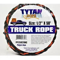 Black & Orange Rope 1/2" x 50' - First Aid Market