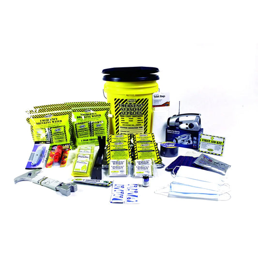 3 Person Deluxe Emergency Honey Bucket Kit - First Aid Market