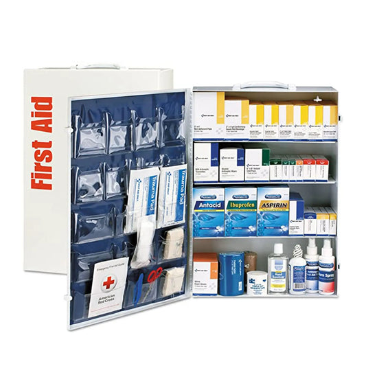 3 Shelf First Aid ANSI B+ Metal Cabinet, without Meds - First Aid Market