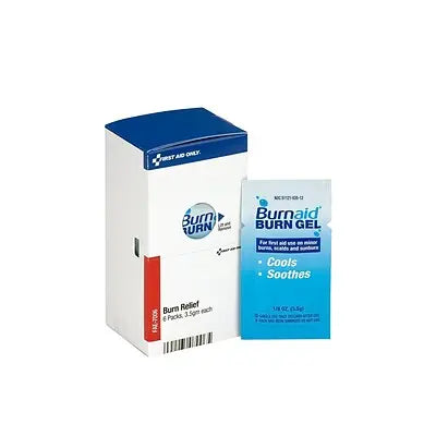 3.5g Burnaid Burn Gel Packets, 6 each - First Aid Market