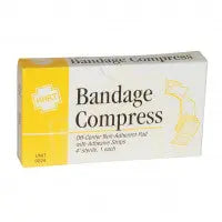 4" Bandage Compress, Off Center, Sterile, 1 per box, 0224 - First Aid Market