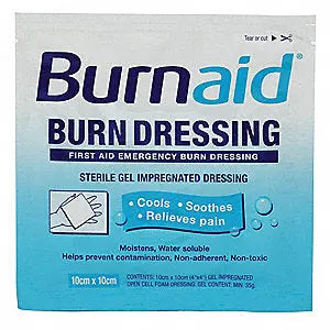 4"x4" Burnaid Brand Burn Dressing, Sterile, 1 ea. - First Aid Market