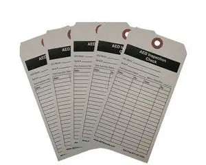 AED Inspection tags - First Aid Market