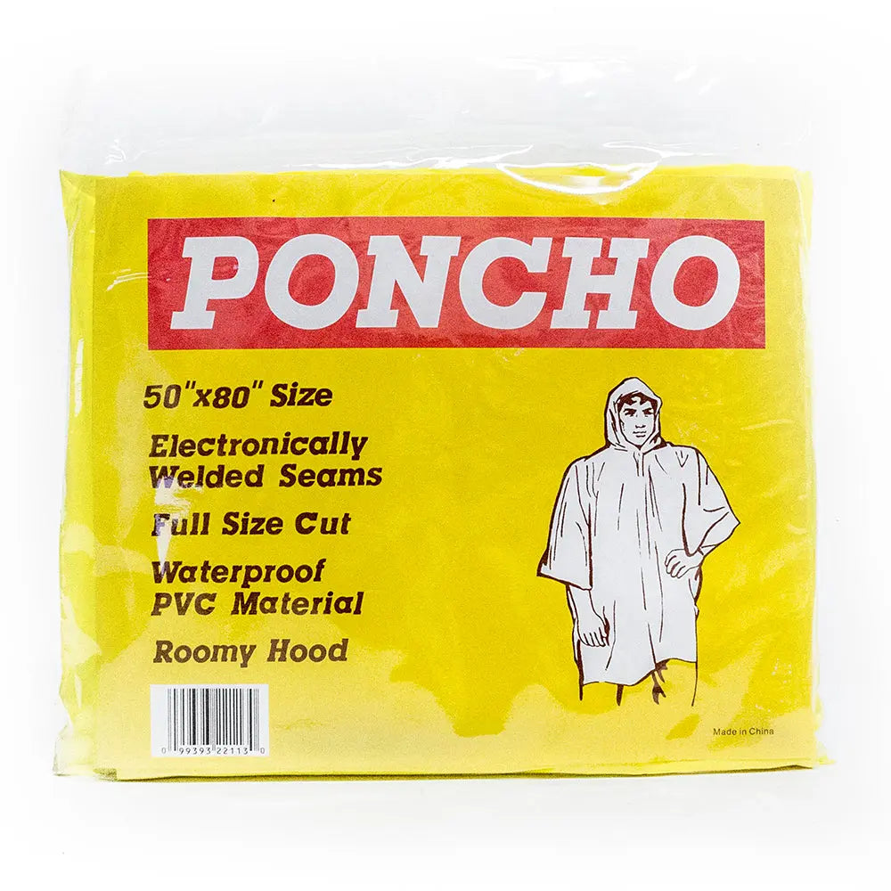 Adult Emergency Poncho - Heavy Duty - First Aid Market