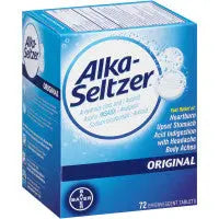 Alka Seltzer Tablets - 72 Per Box - M4044 - First Aid Market