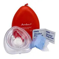 Ambu Res-Cue CPR Mask Kit, plastic case - 113140 - First Aid Market