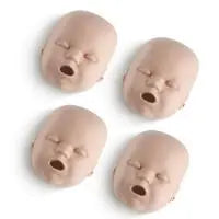 REPLACEMENT FACES FOR PRESTAN INFANT / BABY MANIKINS - 4 PACK - MEDIUM SKIN - RPP-IFACE-4-MS - First Aid Market