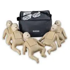 CPR Prompt 5-Pack Infant / Baby Training Manikin - Tan - First Aid Market