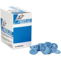 Blue Finger Cot, Medium, 144 per box, 2437 - First Aid Market