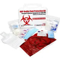 BBP / Bodily Fluid Protection  Kit with Bonus 6 piece CPR kit for additional Rescuer Protection - URG-3650 - First Aid Market