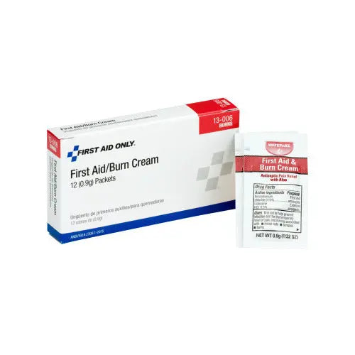 First Aid/Burn Cream, .9 gm. - 12 per box - First Aid Market