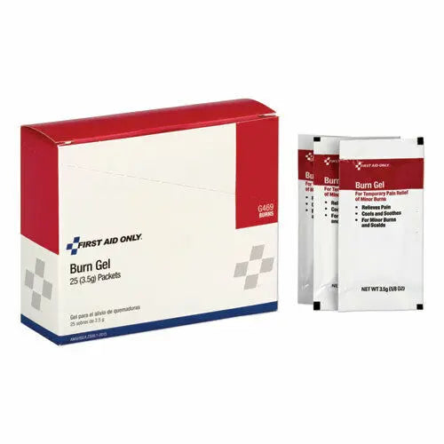 Burn Relief, 3.5 gm. - 25 per box - First Aid Market