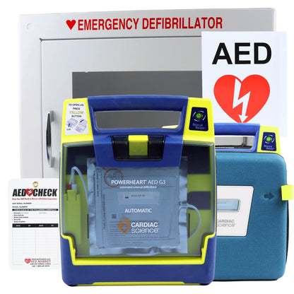 Cardiac Science Powerheart G3 AED Church Package-Recertified - First Aid Market