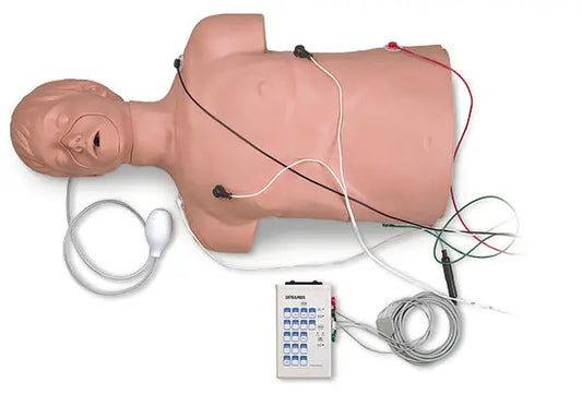 Defibrillation / CPR Training Manikin By Simulaids W/ Carry Bag - First Aid Market