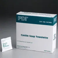 Castile Soap Towelette, 5 Inch X 7 Inch - 100 Per BOX - M324 - First Aid Market