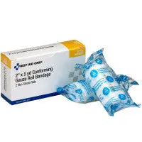 Conforming Gauze Roll Bandage - 2 Inch X 4.1 Yards - 2 Per Box - B204 - First Aid Market