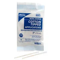 Cotton Tipped Application - Non-Sterile - 3 Inch - 100 Per Pack - M555 - First Aid Market