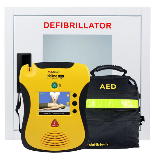 Defibtech Lifeline VIEW - Recertified AED Value Package - First Aid Market