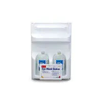 Double eye wash station, TWO 32 oz. plastic bottles, twist tops - First Aid Market