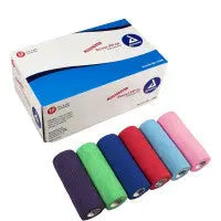 Dynarex Sensi Wrap Rainbow - 2 Of Each Color - 6 Inch X 5 Yds. - 12 Per Case - DYN3186 - First Aid Market