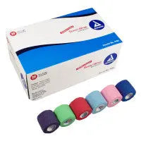 Dynarex Sensi Wrap Rainbow - 6 of Each Color - 2" x 5 yds. - 36 Per Case - DYN3182 - First Aid Market