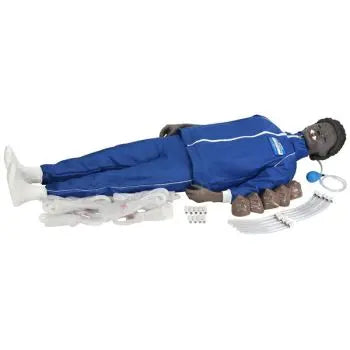 Cparlene Full Manikin W/ Electronic Connections - BLACK - First Aid Market