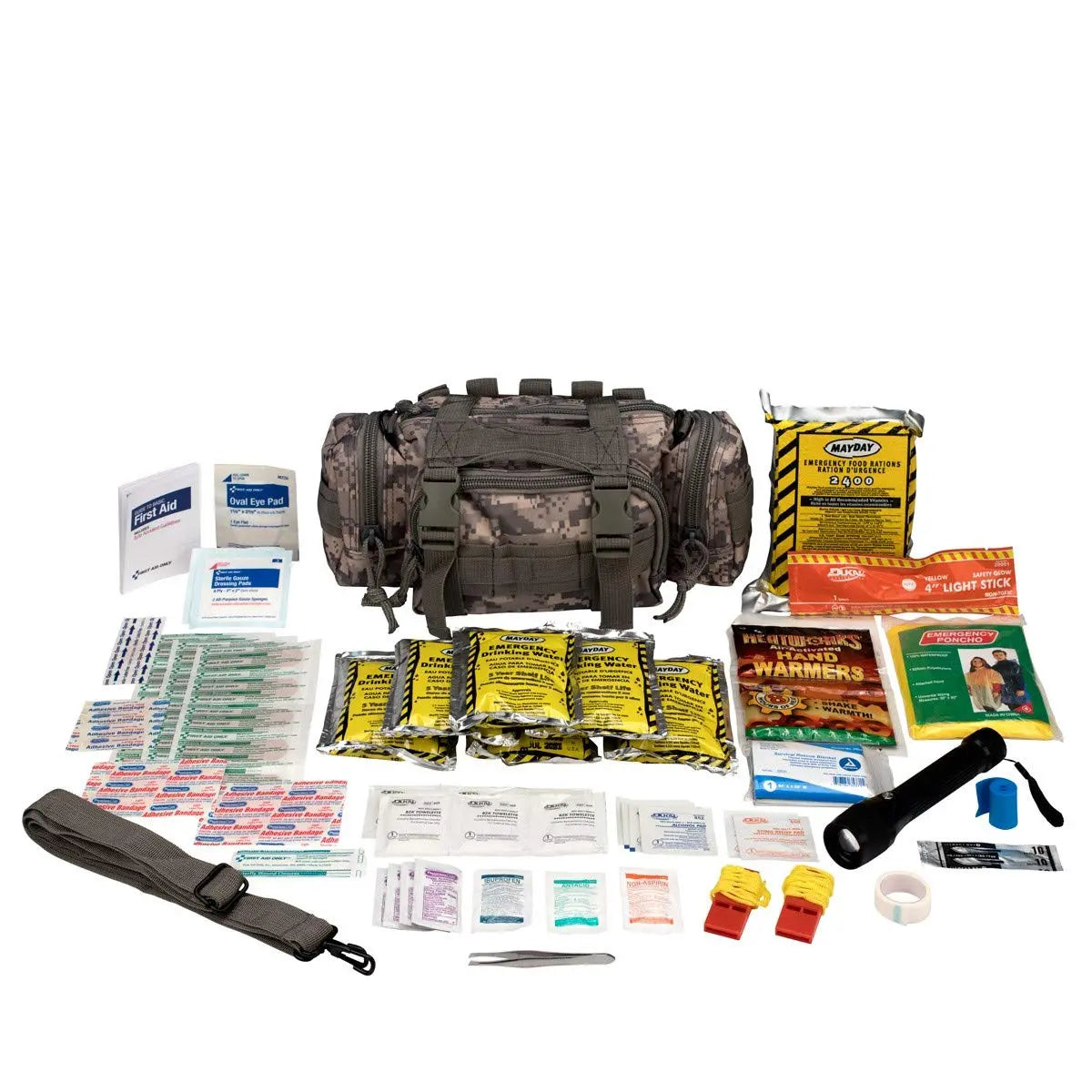 Emergency Preparedness, 1 Person, Tan Fabric Bag - First Aid Market