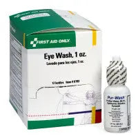 Eye Wash - 1 Ounce - Plastic Bottle - 12 Per Box - H703 - First Aid Market