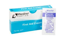 First Aid Burn Cream, 0.9gm, 10 packets per box - First Aid Market