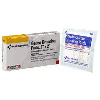 Gauze Dressing Pad, 2 Inch X 2 Inch - 6 Per Box - A202 - First Aid Market