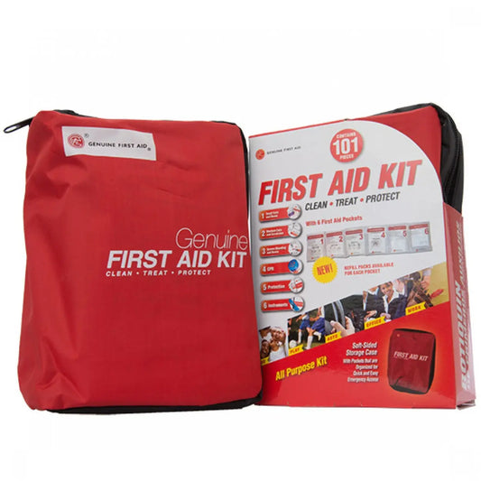 Genuine First Aid Kit Model 101 Red - 101 pieces - First Aid Market