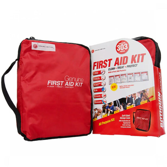Genuine First Aid Kit Model 303 Red - 303 pieces - First Aid Market