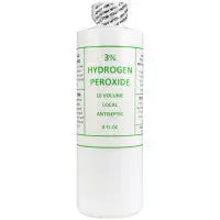 HYDROGEN PEROXIDE, 3% 8 OUNCE - 1 EACH - M333 - First Aid Market