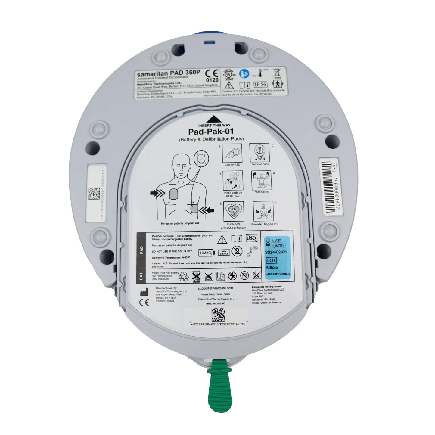 HeartSine 450P samaritan PAD AED - New AED Value Package - First Aid Market