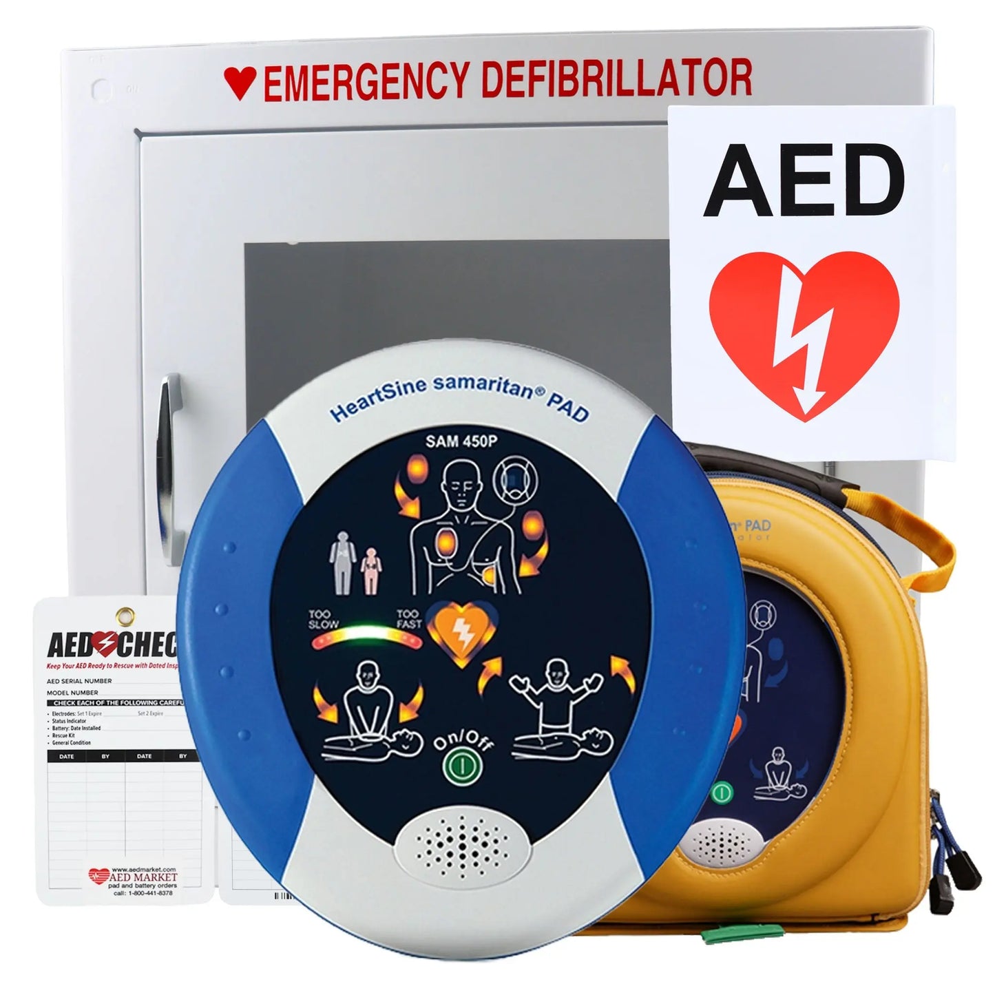 HeartSine 450P samaritan PAD AED - New AED Value Package - First Aid Market