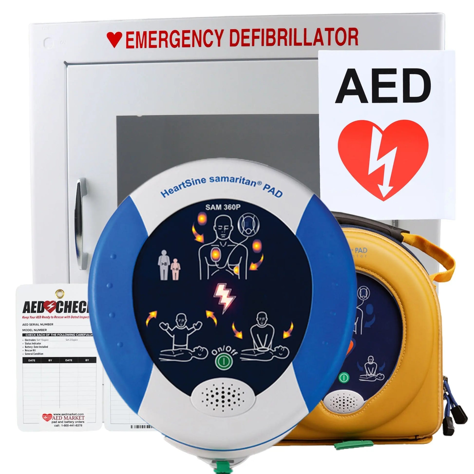 HeartSine Samaritan PAD 360P - New AED Value Package - First Aid Market