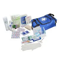 First Responder Kit / Jump Bag - 80 Pieces - Blue - URG-636841BLK - First Aid Market