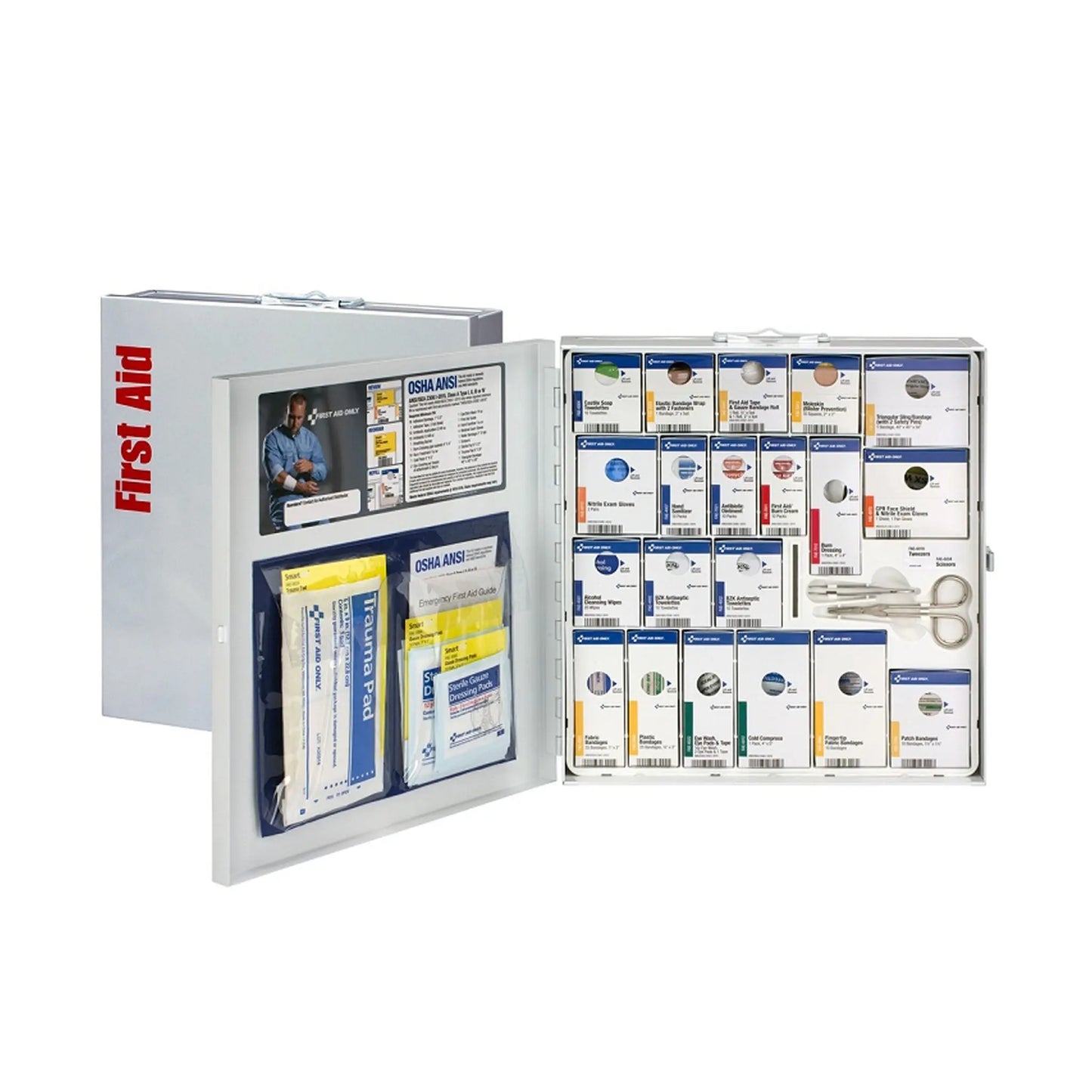 Large Metal SmartCompliance Food Service Cabinet, ANSI A+ with Meds - First Aid Market