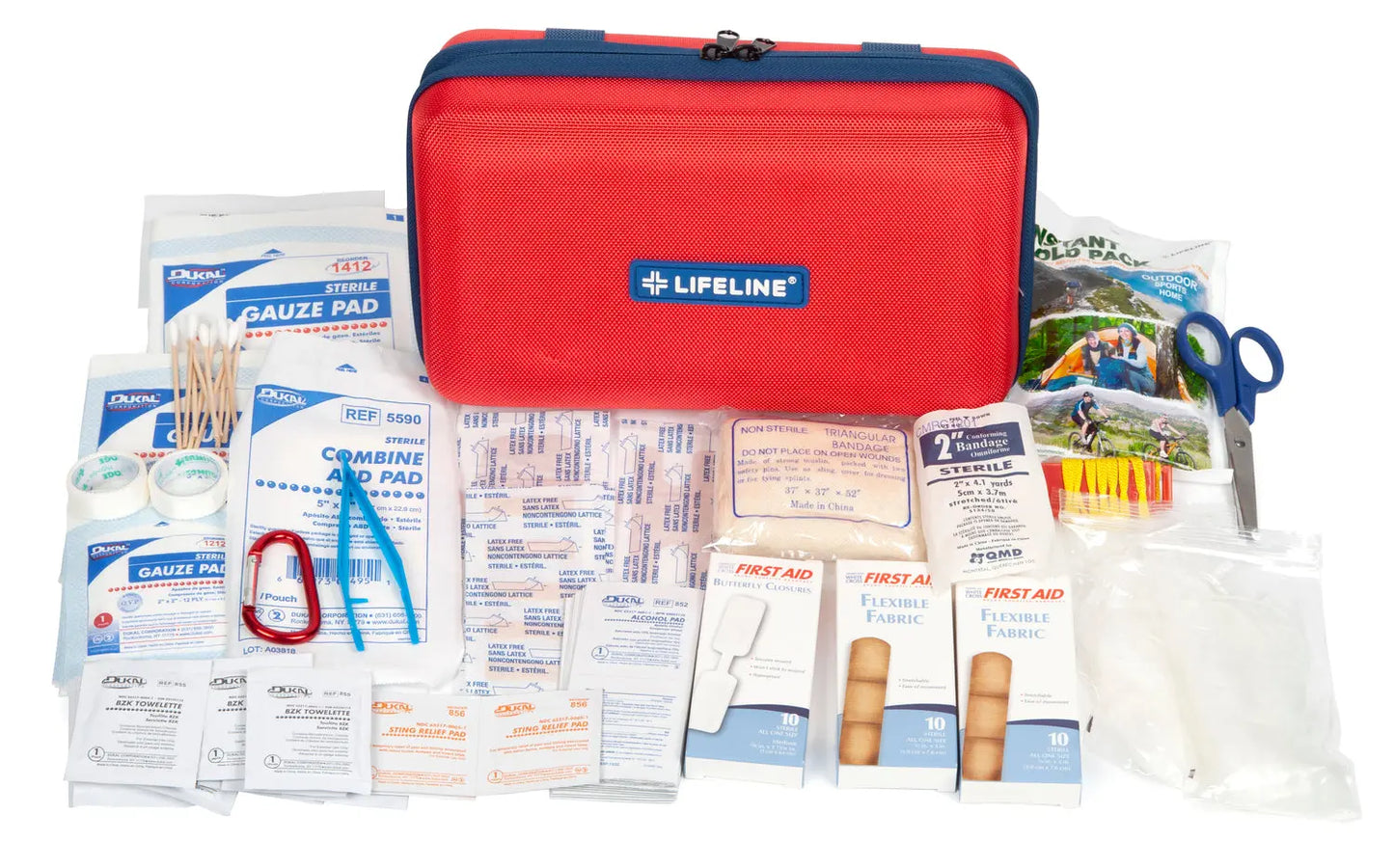 LifeLine First Aid DELUXE FIRST AID KIT for basic first aid - First Aid Market
