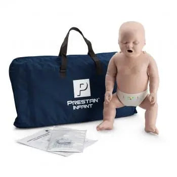 PRESTAN INFANT / BABY CPR MANIKIN W/ MONITOR - MEDIUM SKIN - First Aid Market