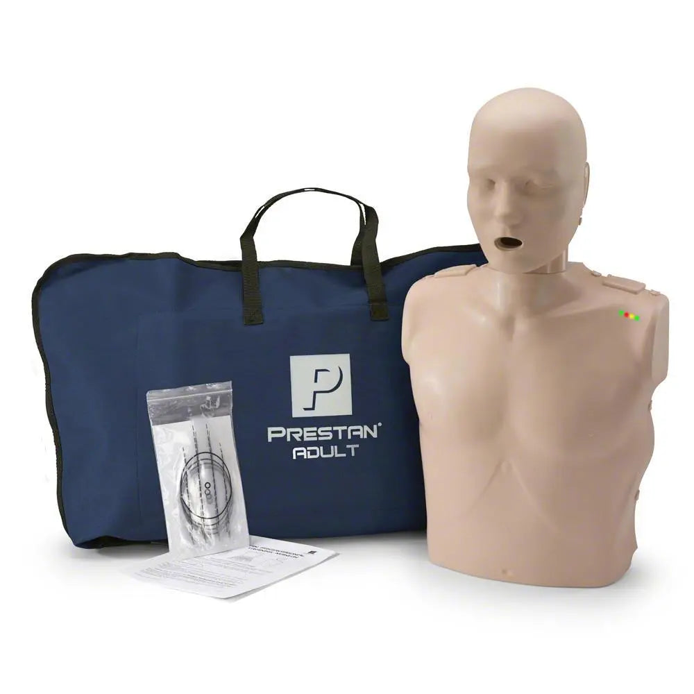 PRESTAN ADULT CPR MANIKIN W/ MONITOR - MEDIUM SKIN - First Aid Market