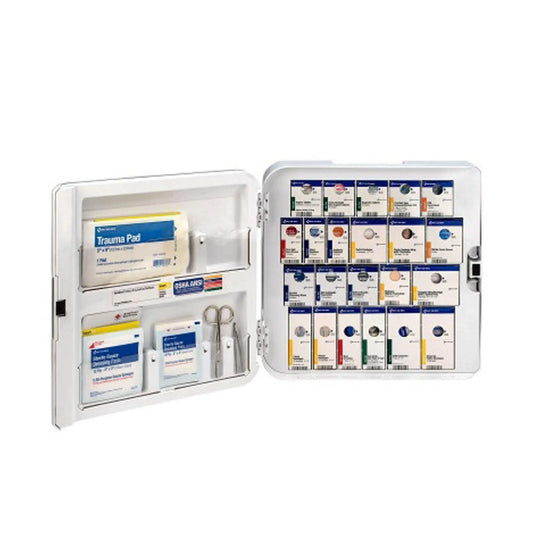 Smart Compliance Complete Cabinet ANSI A+ w/Meds, Plastic - First Aid Market