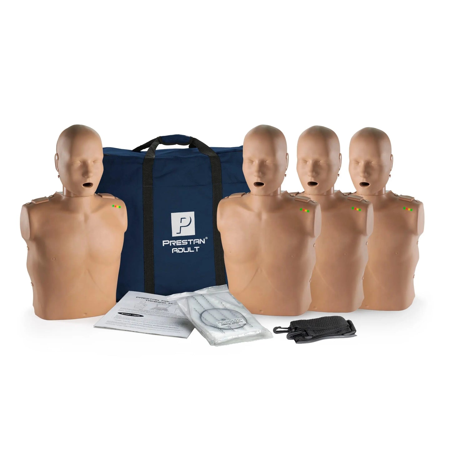 Prestan Adult CPR Manikin W/ Monitor - 4 Pack - Medium Skin - First Aid Market