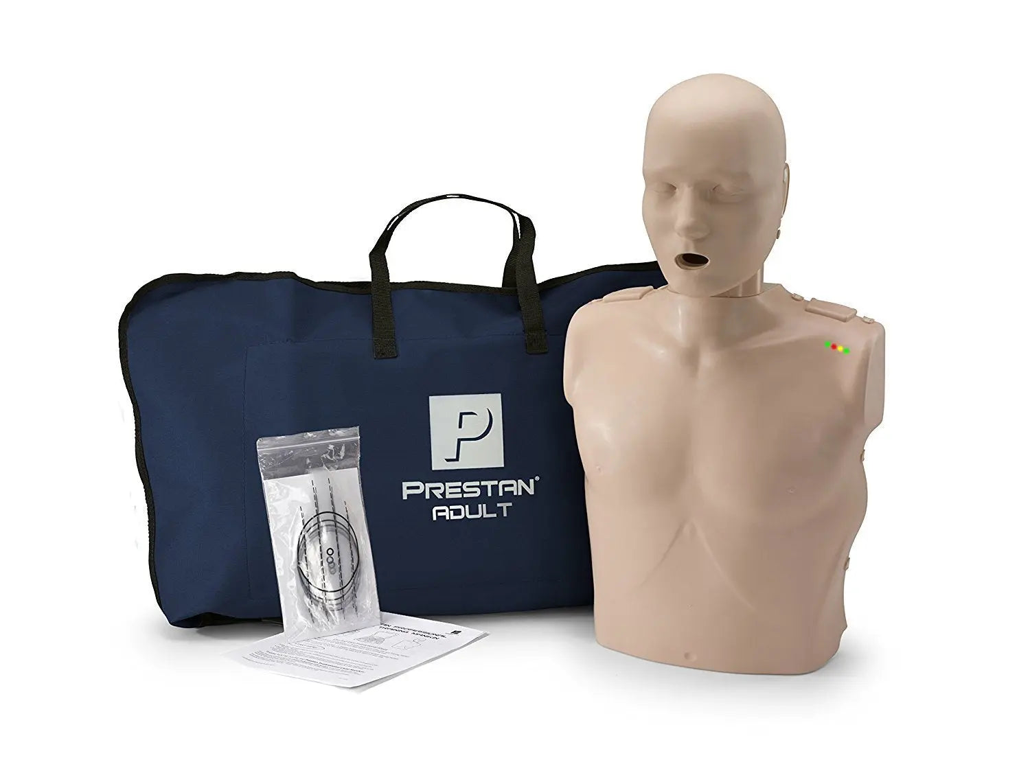 PRESTAN ADULT CPR MANIKIN W/O MONITOR - DARK SKIN - First Aid Market