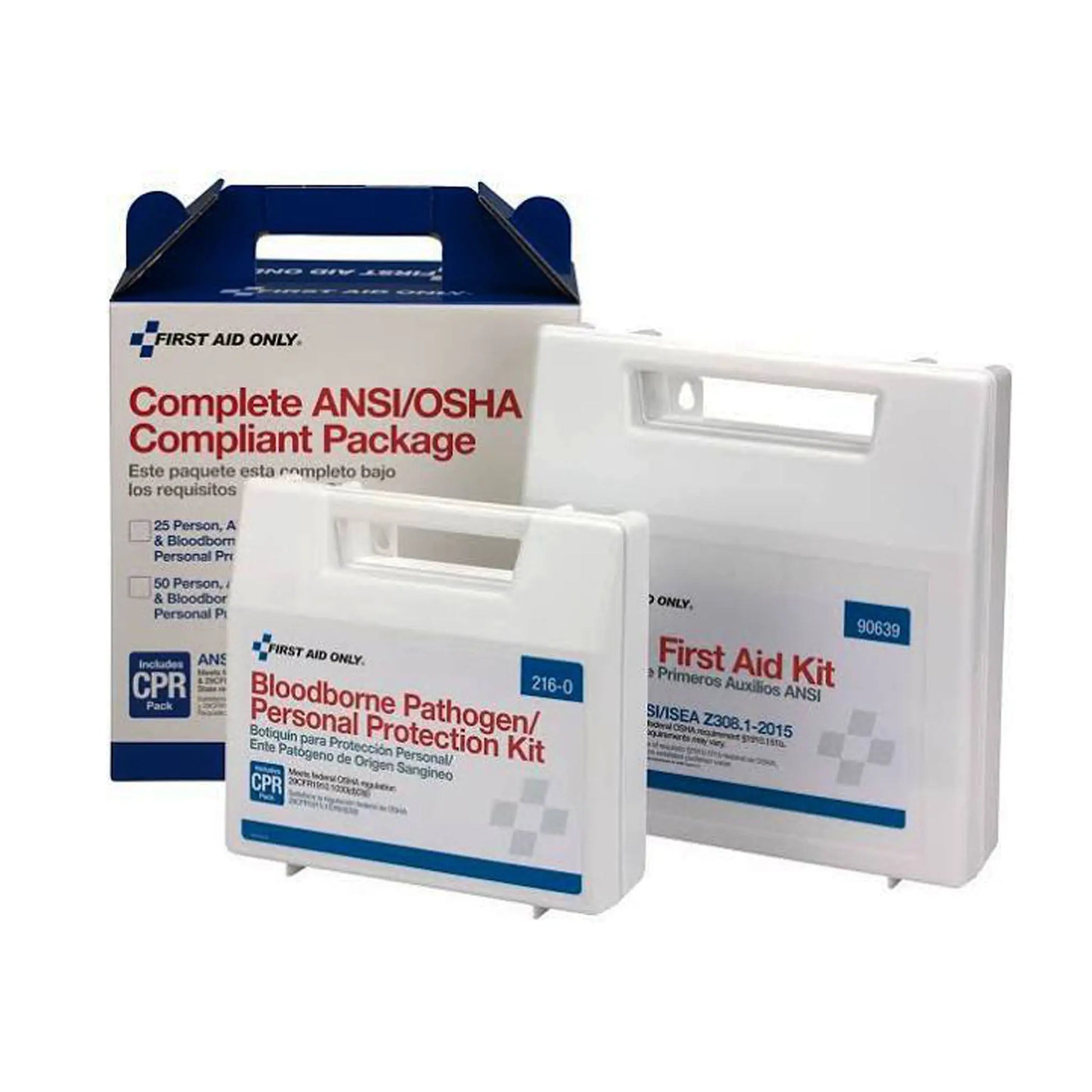 50 Person Complete ANSI/OSHA Compliance Package (First Aid and BBP) - First Aid Market