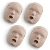 REPLACEMENT FACES FOR PRESTAN CHILD / PEDIATRIC MANIKINS - 4 PACK - MEDIUM SKIN - RPP-CFACE-4-MS - First Aid Market