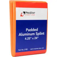 Padded Aluminum Foam Splint, 4.25” X 24”, Reusable, 1 Each, 2185 - First Aid Market