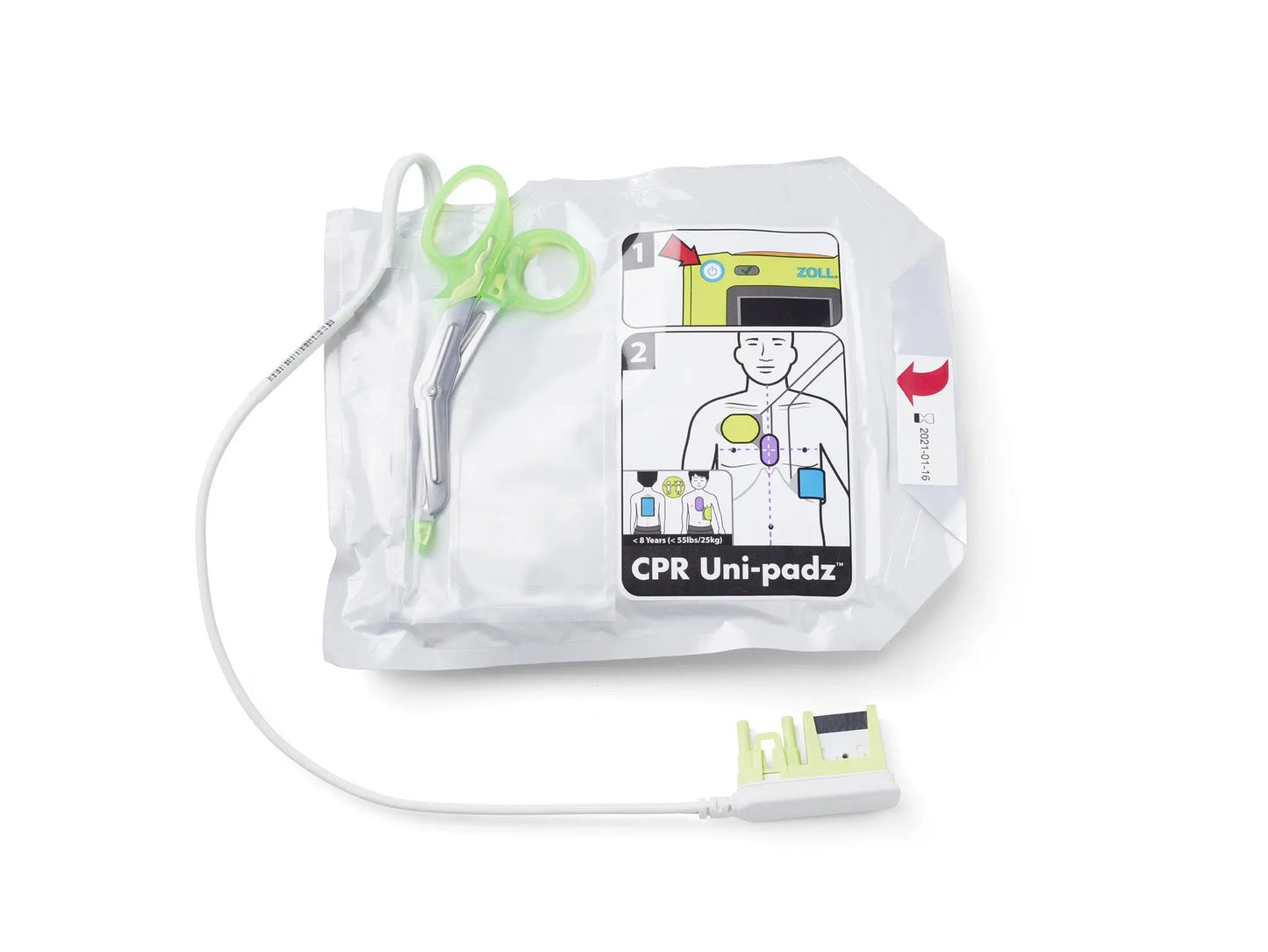 Zoll AED 3 CPR Uni-padz Universal Adult/Pediatric - First Aid Market